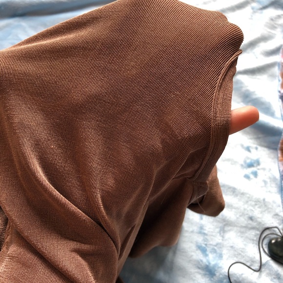 NWT TWO sexy tops sheer see through buttoned blouse crop top - Picture 12 of 17